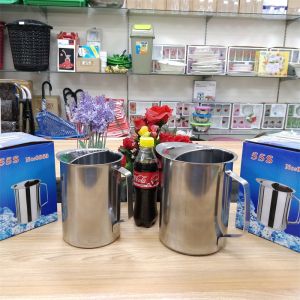 555 MAKAPAL STAINLESS STEEL WATER PITCHER CONTAINER 64OZ/80OZ WATER JUGS RESTAURANT USE PITCHER DRINKING PITCHER