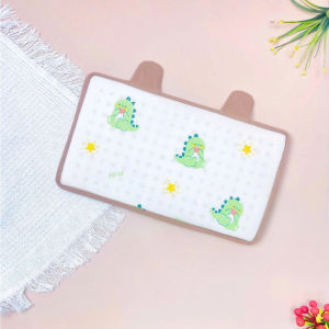 Gối Cao Su Non JUBON Mềm Mại Đàn Hồi Tốt Thoáng Khí Ngăn Móp Đầu Vỏ Gối Vải Muslin Cao Cấp với Nhiều Họa Tiết Đáng Yêu