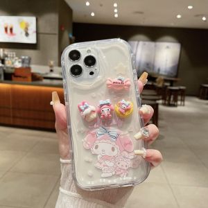 Samsung Galaxy A55 A35 A25 A05 A05S A54 A34 A15 A14 A04 A23 A13 A03 A02 A02S A72 A52 A12 A32 A50S A20 A30 A20S A51 A71 A21S S24 S21 S22 S23 FE Plus Ultra A24 A33 A53 A73 A22 A31 Cartoon Cinnamoroll Melody Transparent Soft Phone Case