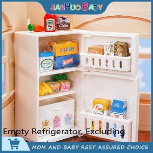 JiaShuo Baby Toy Dollhouse Miniature Bench ตู้เย็นของเล่นห้องครัวเฟอร์นิเจอร์ตกแต่งบ้าน