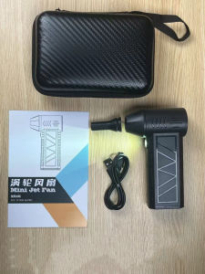 Mini Turbocharged Fan 130000RPM Turboblower Jet Fan Violent Turbofan Brushless Motor Rechargeable Fan Air Dust Collector...