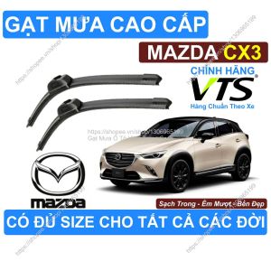 Gạt Mưa Trong Sạch Kính Lái Mazda CX3 Cặp Gạt Mưa Kính L.ái Mazda CX3 Có Đủ Size Cho Các Đ.ời Xe Mazda CX3