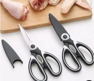 Gunting Dapur Sarung Jumbo Premium / Gunting Ayam Ikan Daging Stainless Steel / Gunting Premium Sarung Stainless / Gunting Daput Kuat Tebal Tajam