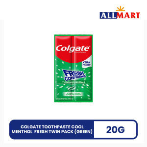 Colgate Toothpaste Cool Menthol Fresh Twin Pack (Green) 20g - AllMart Online Grocery