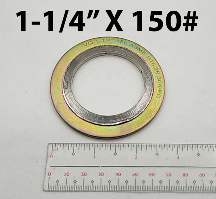 FLEXITALLIC GASKET 11/4" X 150 SPIRAL WOUND GASKET 304/FG ASME B16.20