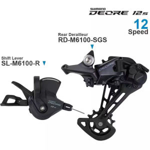 SHIMANO DEORE M6100 12 Speed Groupset MTB Mountain Bike SL-M6100-R Shifter RD-M6100-SGS Rear Derailleur Bicycle Parts