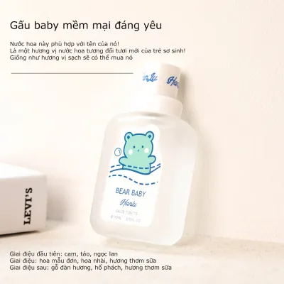 Nước Hoa Xịt Thơm BEAR BABY trẻ em 50ml cho bé có làn da nhạy cảm tránh muỗi đốt-NIEVE