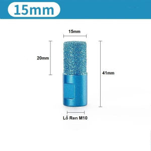 Combo 3 Mũi Mài Góc Chậu Lavabo Đá Hoa Cương Granit Marble Cốt M10 Đa Kích Thước