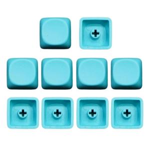 10Pcs PBT Blank DIY Keycap Mechanical Keyboards 1U MOA Profile No Print Keycap Set for MX Switches