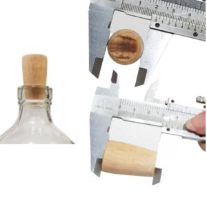 ( BOTOL + TUTUP KAYU ) Botol Kaca 1 liter/ Botol Bolles / Botol Madu / Botol kecap / Botol Dapur / Botol Jamu kaca 1 liter / Botol Bensin kaca 1 liter / Botol Jamu Kaca 1 L / Botol baru