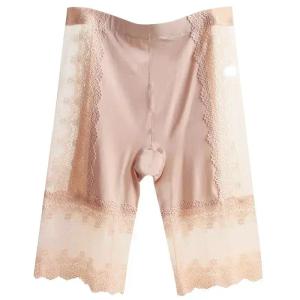 ZEEMIN Womens Lace Large Size Prevent Exposure Safety Pants High Waist Shorts Women Plus Size Shorts Under The Skirt Seamless Shorts