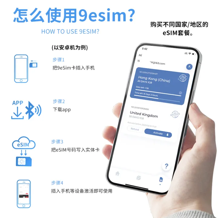 V2 Official Version 9eSIM eSIM to Physical SIM Card Unlimited Writing ...