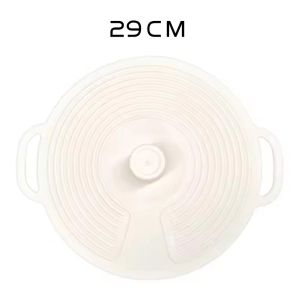 Multipurpose Reusable Heat-resistant Silicone Lid Anti Splatter with Handle Pot Cover Sealed Dust-proof Microwave Splash Lid Refrigerator Heat-resistant Silicone Lid Anti Splatter with Handle Microwave Splash Lid Dust-proof Sealed Bowl Lid Plate