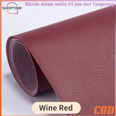 137cm Kulit Bangku Sofa Tempel Perekat Penambal Repairing Jok Kulit Sofa Dah Ada Lem Nya 1 Roll