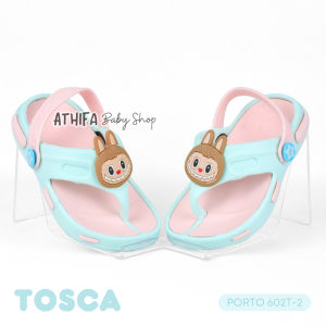 Sandal Anak Perempuan Tali Belakang Bayi Balita 6-12 Bulan 1 2 3 Tahun Porto 602T Pink Tosca