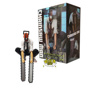 Mô hình Chainsaw Man - Nhân vật Denji hóa Quỷ cưa máy ngồi siêu ngầu Kích thước Denji Cao 145cm - Fullbox Chainsaw man