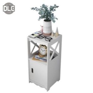 Modern Square Table Simple White Durable Mini House Shaped Storage Tea Table Bedside Table