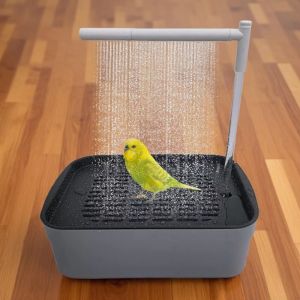 GBDSVD USB Electric Automatic Bird Bath Low-Noise Design Water Circulation System Bird Shower Fountain High Quality Comfortable Electric Bird Bath Tub For Budgies
