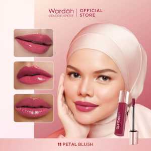 Wardah Glasting Liquid Lip 15 Warna Plus Ombre - Lip Cream Ringan Tidak Lengket Transferproof