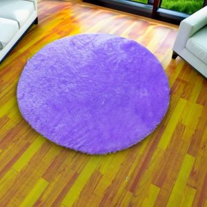 Karpet bulu bulat diameter 100 tebal 3.5cm isi busa Royal foam LP