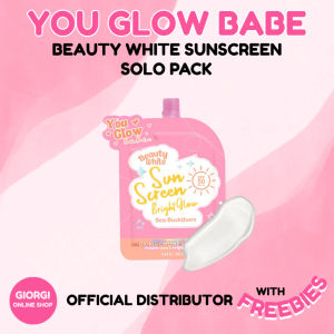 You Glow Babe Beauty White Sunscreen Buy 1 Take 1 SPF 50 PA+++ Brightening Nourishing with Sea Buckthorn Extract 25g