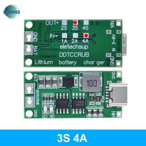 XUNYU3 2S 3S 4S 1-4a tăng cường mô-đun Lithium Polymer Lithium Ion pin sạc mô-đun Step-Up Boost Lipo Polymer Li-ion sạc