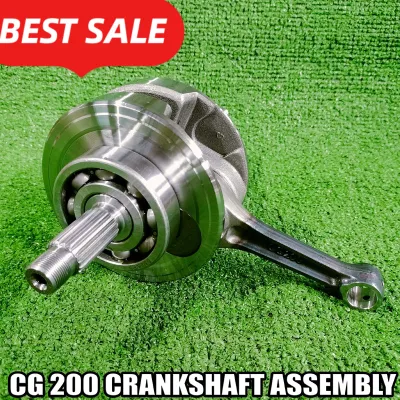 【100% genuine 】CG200 Air Cooled &Crankshaft Assy WaterEngine Assembly 200cc Motorbike Spare Parts Crankshaft Connecting Rod Assembly para sa Honda CG 200