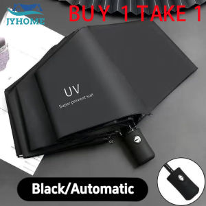 【Buy 1 Take 1】JYHOME Automatic Umbrella Anti-ultraviolet Automatic Folding Umbrella Men Women UV Design