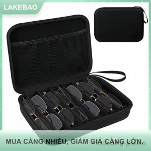 【LAKEBAO】 1 Piece có thể điều chỉnh 4 7 khe cắm Kính mắt chủ lưu trữ Box xách tay Kính mát Organizer trường hợp Sunglass lưu trữ chủ cho nhiều cặp