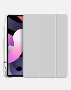 ZOYU iPad Case with Pencil Holder iPad Air 5th Generation 2022 M2 Pro 11 iPad 10th gen iPad Pro 11 2020 2021 7 8 9 iPad Air 4th Generation 2020 Case 10.9 Inch  Auto Wake/Sleep Support 2nd Gen Pencil Slim Soft TPU Transparent for iPad 2022 Case Lavender