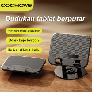 COOBOWE Laptop Holder 360 Derajat Berputar Kuat Dual Sumbu Dukungan Lipat MACBOOK Stand for 11-17inch