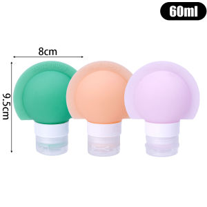 Yespery 60/90ml Silicone bơm lại chai lotion rỗng du lịch xách tay bóp dầu gội Gel tắm mỹ phẩm dạng lỏng Dispenser chia chai container