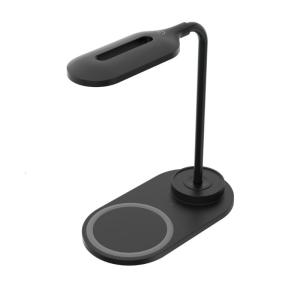 Flexible Bedside Lamp Wireless Phone 15W Fast Charging Dimmable Reading Light Upgrades for Home Office Essential