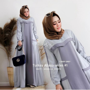 TURKEY ABAYA MAXY M L XL CRINKLE AIR FLOW