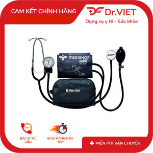 Máy đo huyết áp cơ B.Well Swiss MED-62 -- Thiết bị đo huyết áp tâm trương tâm thu và nhịp tim