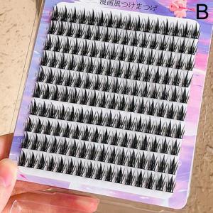 【TERSEDIA & COD】 10 Baris/Kotak Bulu Mata Palsu Lonjakan Gandum Setan Kecil Bulu Mata Manga Tebal Alami Riasan Profesional Bulu Mata Cangkok Individu Untuk Ekstensi Bulu Mata