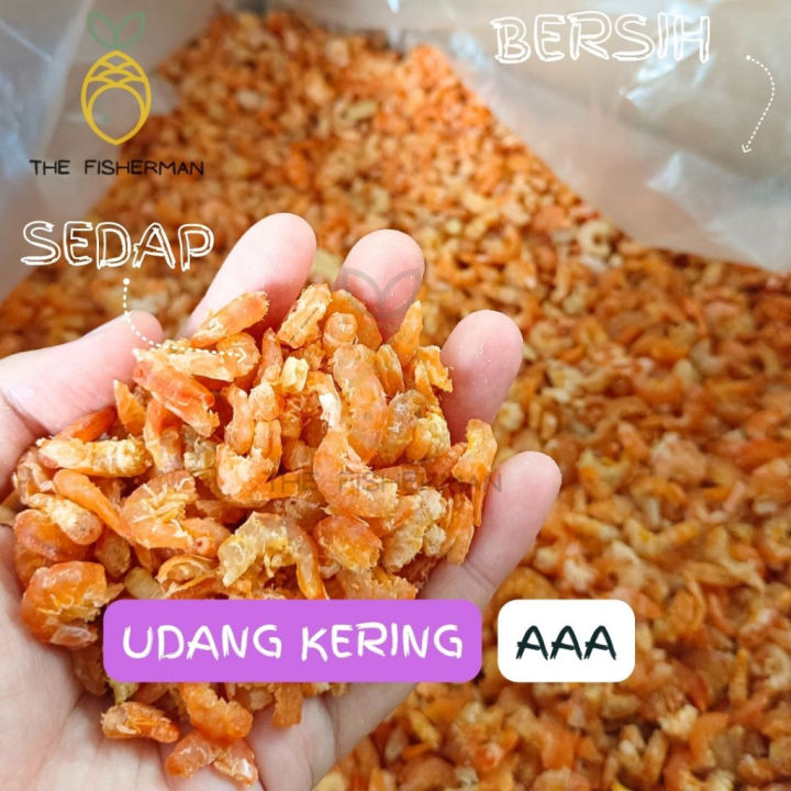 Udang Kering 1kg Dried Shrimp Gred AAA Dried Prawns Dry Shrimp 500G ...