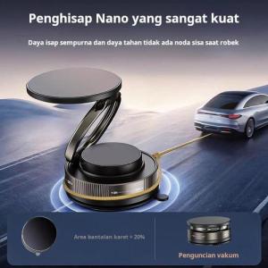 GRATIS ONGKIR!! Strong Magnetic Car Phone Holder Dilengkapkan Disin 360° Adjustable Vacuum Mount For Car/Desk/Bathroom/Universal Use
