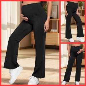 naneth Korean Fashion Pregnant Maternity Knitted Drawstribg  Wide Leg Pants for  Women   - xs to  large - stretchable  - premium quality  - excellent quality  - made of imported fabric  - classy and elegant  - fabric from abroad  - soft and comfortable  -