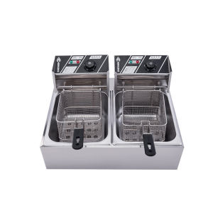 Electric fryer 2 fryers 10+10 liter commercial fryer fryer electric fryer commercial fryer