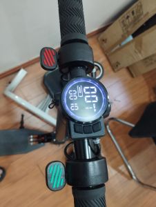 Xe scooter điện tốc độ 25km/h Xe điện cao cấp đồng hồ điện tử đèn full led pin lithium siêu trâu gấp gọn tiện lợi