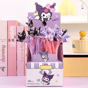 Pen Dakwat Kuromi Comel✨ 1PCS Cute Cartoon Shaker Gel Ball Pen Smooth Writing Student School Stationery Gift