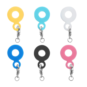 Reusable Hanging Straw Decors Silicone Keychain Pendant Heat Resistant Cup Accessory Silicone Texture for Beverage