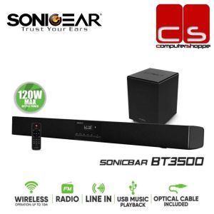 SonicGear SonicBar BT3500 Soundbar and Subwoofer