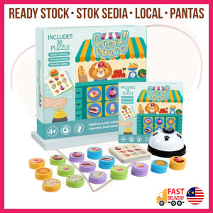 Wooden Matching Dessert Board Game Tema Pencuci Mulut Manis Logik Pendidikan untuk Kanak-Kanak Kids