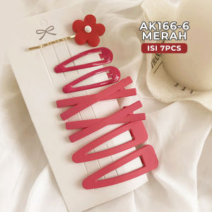 Jepit Rambut Korea Perempuan Dewasa Klip TipTop Bunga 1 Set 7 Pcs Aksesoris Hiasan Rambut AK166 ZIORRA