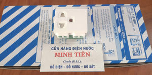 Ổ cắm âm đơn 2 chấu có màng che Panasonic Wide WEV 1081SW (Loại lớn) Ổ cắm âm đơn 3 chấu WEV 1181SW Ổ cắm đôi 3 chấu Panasonic Wide WEV 1582SW (Loại lớn)
