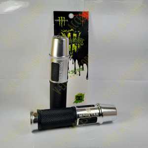 Handgrip Model Monster Plus Jalu Panjang Bahan Aluminium dan Karet - Silver