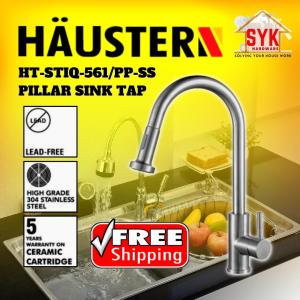 SYK HAUSTERN Pillar Pull Out Sink Mixer HQ-STIQ-561/PP-SS Water Sink Tap Kitchen Tap Kitchen Sink Paip Paip Sinki Dapur