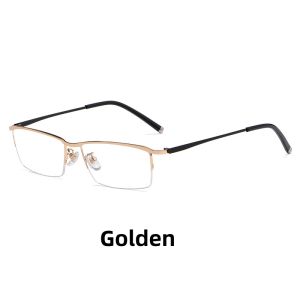FIRADA New Fashion Half-frames Eyewear Mens Retro Square Eyeglasses Myopia Optical Prescription Glasses Frame For Men Z17003